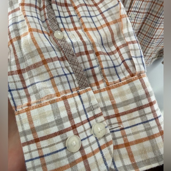 EUC Joseph Abboud Plaid Button Down Shirt - Picture 6 of 7